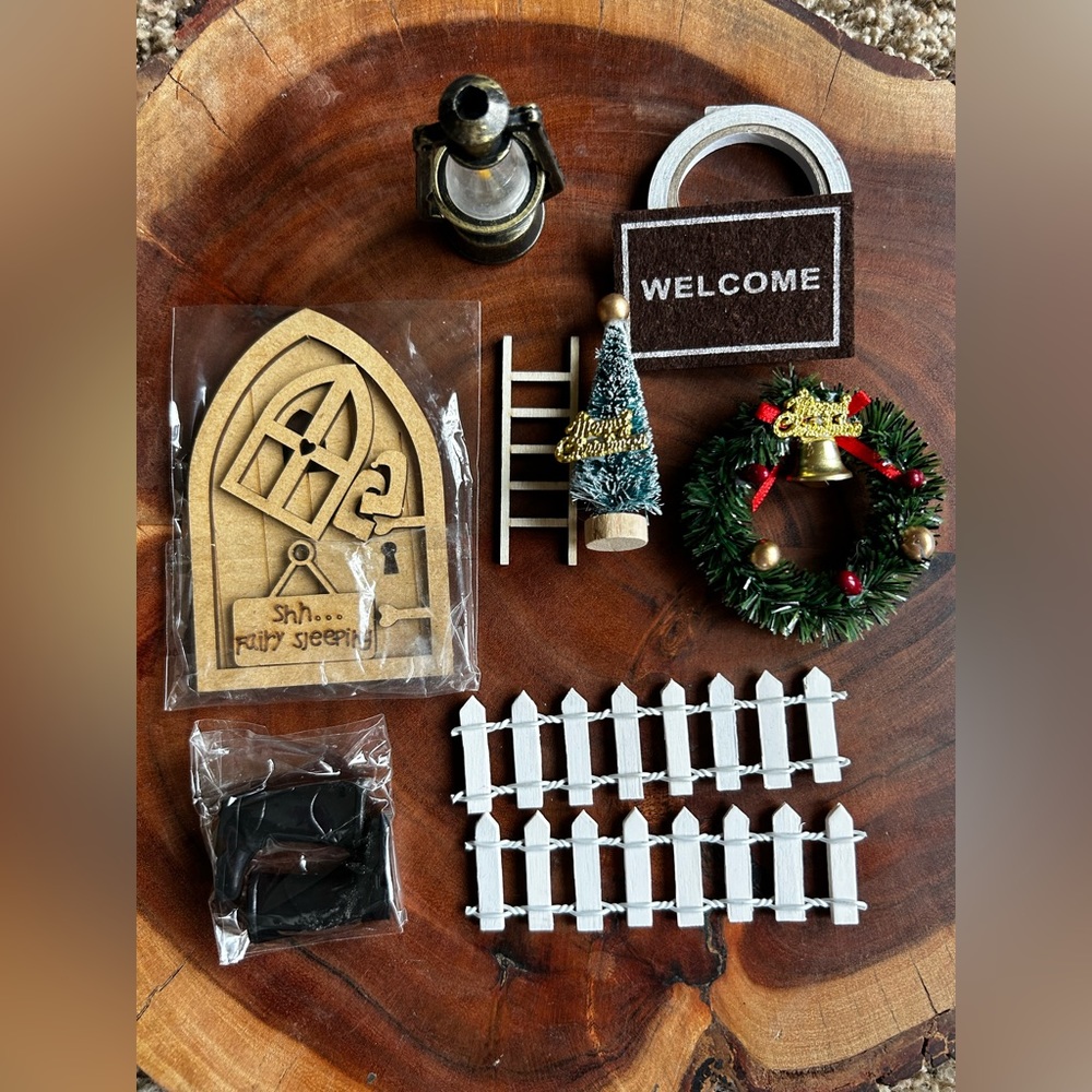 3-SETS Fairy Garden Accessories